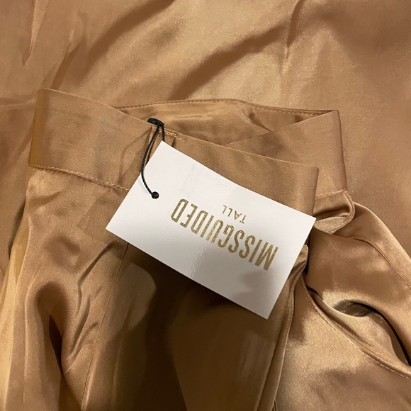 Missguided Pants - Missguided Tall Satin Pants Trousers